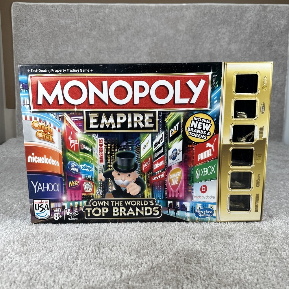 Monopoly Empire Gold Edition Board Game 2015 Hasbro Complete